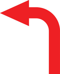 Road Left Arrow Sing Design