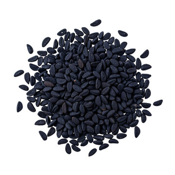 Black cumin (Nigella seeds) , isolated on transparent background, png