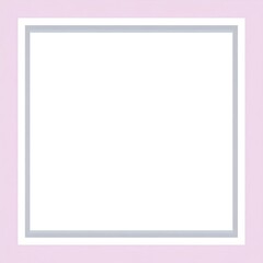 Fototapeta premium Empty frame, light purple border