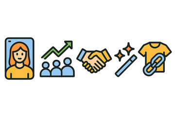 Engaging online community through collaboration and growth strategy with visual elements for better understanding