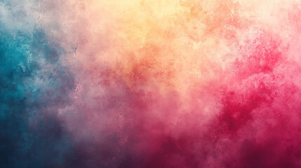 Obraz premium Abstract colorful smoky cloudscape, blending vibrant hues