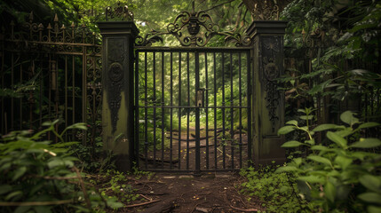 "The garden gate that only opens for those who've stopped rushing