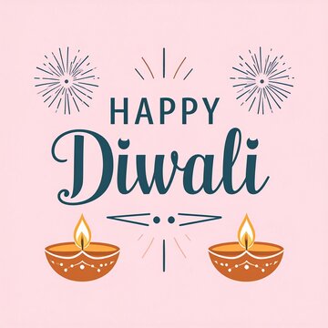 Indian traditional popular festival happy diwali celebration banner design