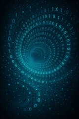 Binary Code Vortex