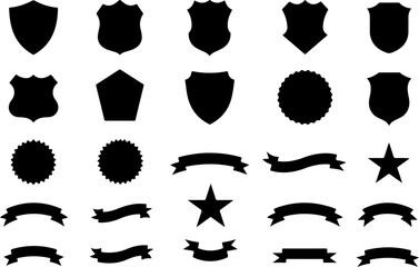 Awards & Badges: Silhouette Vector Collection" vector graphics bundle