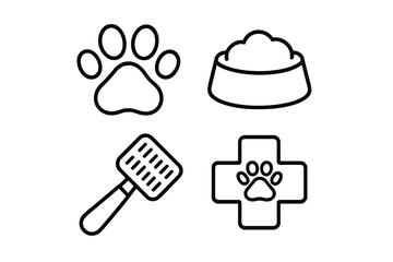 Pet care essentials for grooming, feeding, and health monitoring at home