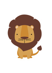 Watercolor safari cute clip art; safari illustration, safari animals