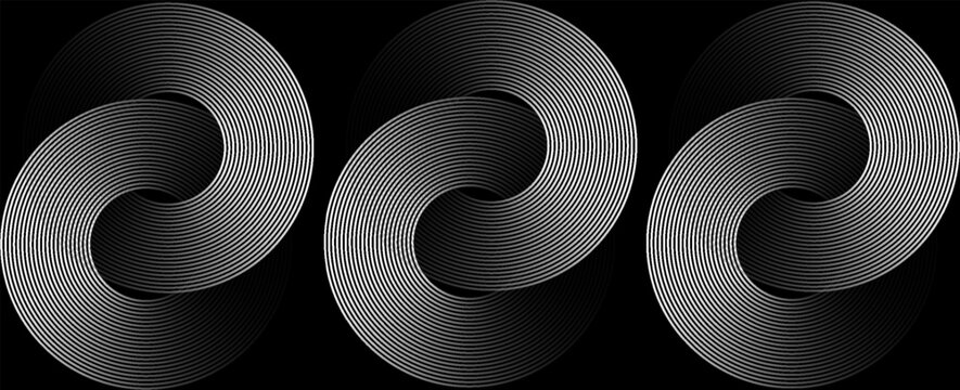 Abstract Particle Technology Background Design. Abstract wave moving point flow particles, high tech background design for brochure, flyer, magazine, business card, banner. Vector