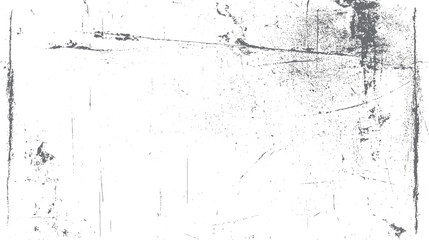 Vintage grunge dust texture with border scratches and rough cracked stains. High contrast overlay for abstract distressed surface design