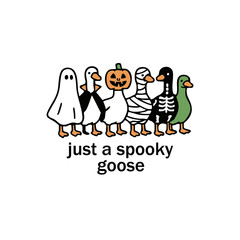 just a spooky goose