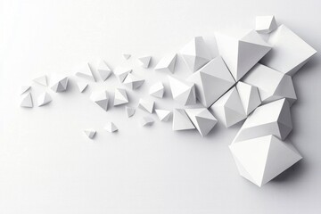 Polygonal Shapes in Abstract Composition