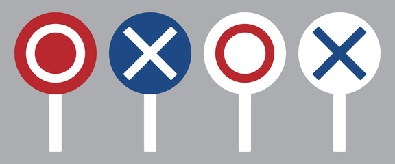 まるばつのイラスト素材