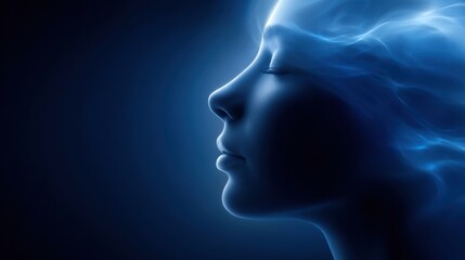 Psychology concept with healthy, depression, abstract