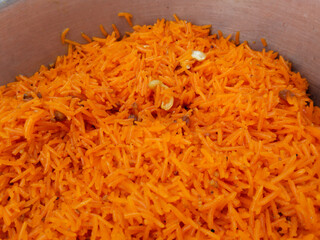 Jarda is sweet rice recipe, Muslims traditional food. Zarda Sweet rice Bangladeshi Recipes, Famous Bangladeshi, Pakistani and Indian Sweet Rice