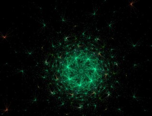 Imaginatory fractal abstract background Image