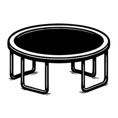 Compact Mini Trampoline for Fitness and Rebounding Exercises