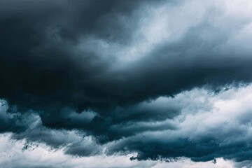 Dark, stormy clouds fill the sky (6)