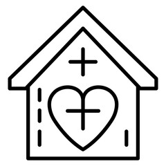 Obraz premium Emergency Shelter Icon