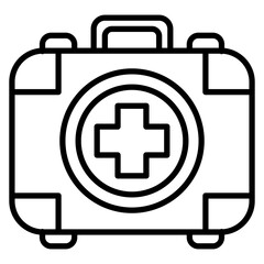 Fototapeta premium First Aid Kit Icon