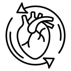 Heart Transplant Icon