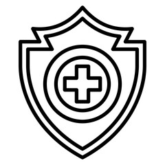 Obraz premium Medical Badge Icon
