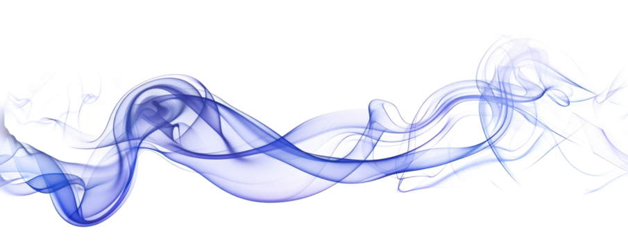 dark blue purple smoke texture isolated on white or transparent png