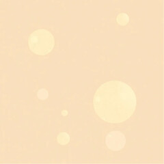 Soft light earth-toned bubble shapes illustration