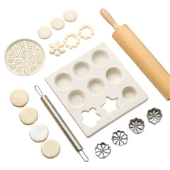 rolling pin and dough