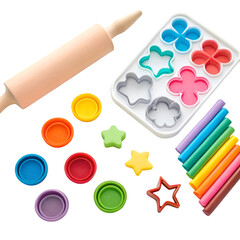 set of colored pencils