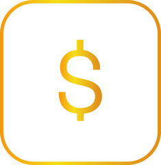 Cash App In Outline Icon
