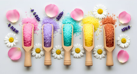 Obraz premium Candy Twist Palette: Rainbow Creams in Fun, Colorful Tubes