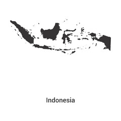 Indonesia Country Map Free Icon