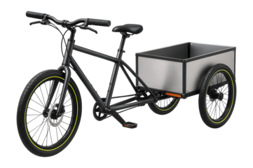 Cargo bike with a detachable trailer and adjustable handlebars