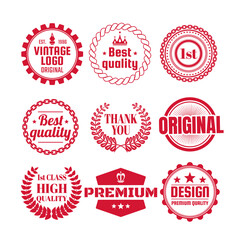 Seller Badge Vector Design Collection