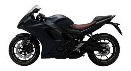 Touring motorcycle with full-body fairing and aerodynamic mirrors