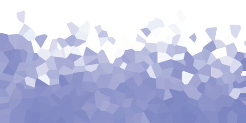 Abstract mosaic gradient with various shades of blue creates modern textured background artwork