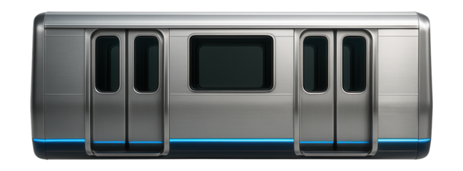 Metro car with reinforced window frames and anti-slip entry mats