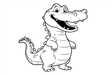 children's drawing of animals to color