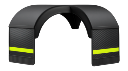 Full-coverage fenders with mudflaps