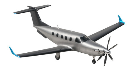 Turboprop with high aspect ratio wings and winglets for aerodynamic efficiency