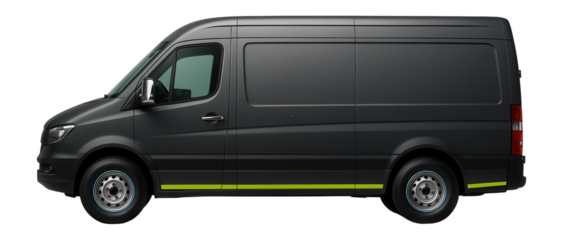 Transport van with ballistic paneling and interior communication equipment