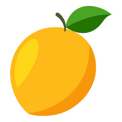 mango vector on white background