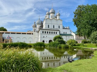 Russia Rostov Veliky July 15, 2025 Rostov Kremlin in summer. High quality photo