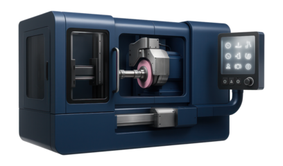 CNC external grinding machine with an automated loading system for high-volume automotive component manufacturing