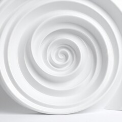 Abstract White Spiral Background Image
