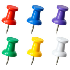 Vibrant Array of Push Pins A Colorful Collection of Office Essentials for Bulletin Boards and Creative Projects A Spectrum of Colors for Organization