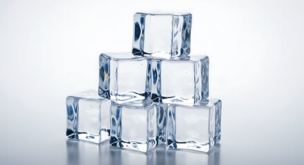 Ice Cube Pyramid: Refreshing Coolness