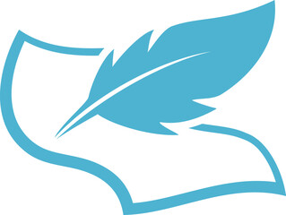 Design of soft blue symbol