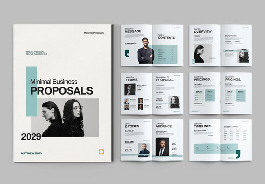 Busines Proposal Brochure Design Template