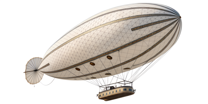 Elevating imagination and adventure with a grand steampunk airship floating through the sky at dusk, capturing a world of whimsy and wonder Generative AI